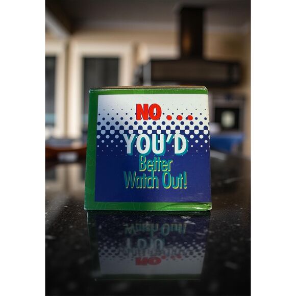 Vintage Dilbert “No, You’d Better Not” Holiday Mug Santa Coffee Cup Original Box - Picture 6 of 6